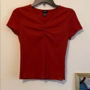 v neck shirt